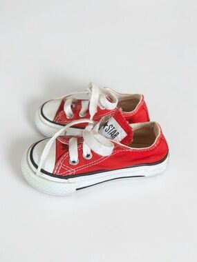 Converse Chuck Taylor All Star Red Low Top Toddler Size 4